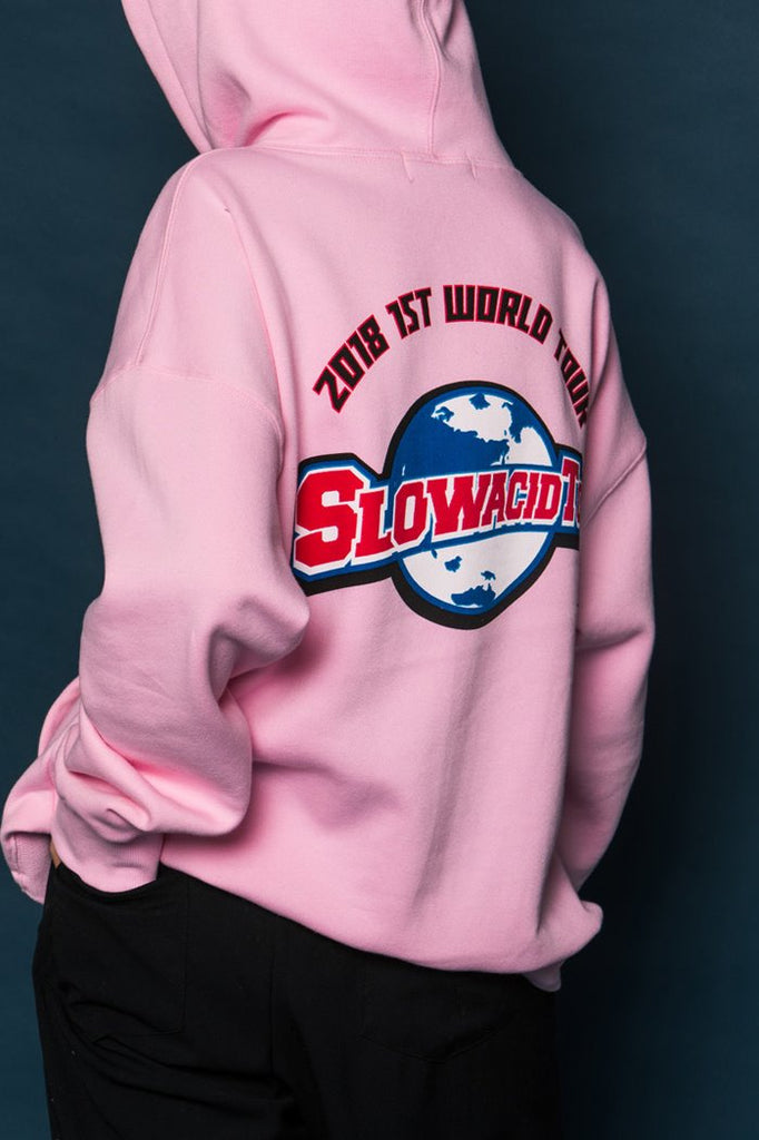 スローアシッド(SLOW ACID) Worldtour Hoodie (PINK)