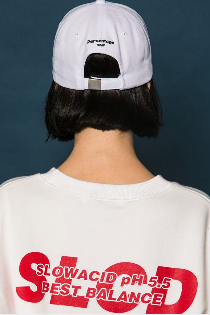 スローアシッド(SLOW ACID) SLCD Sweatshirt (WHITE)