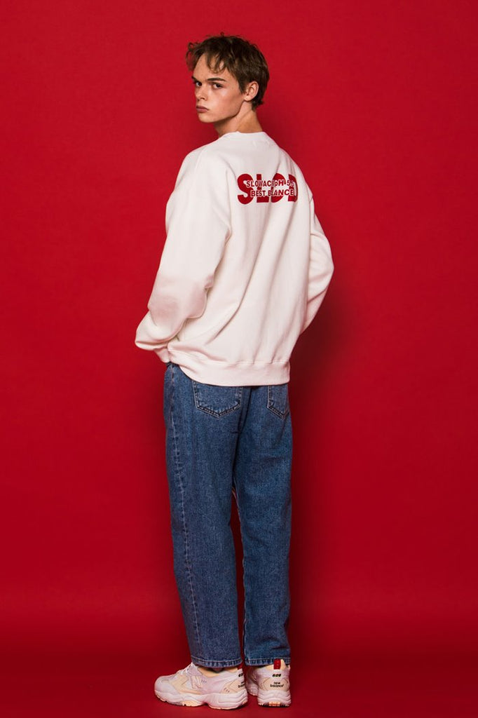 スローアシッド(SLOW ACID) SLCD Sweatshirt (WHITE)