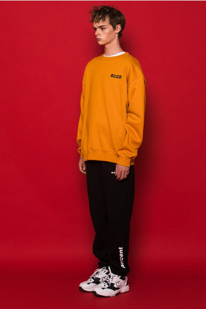 スローアシッド(SLOW ACID) SLCD Sweatshirt (YELLOW)