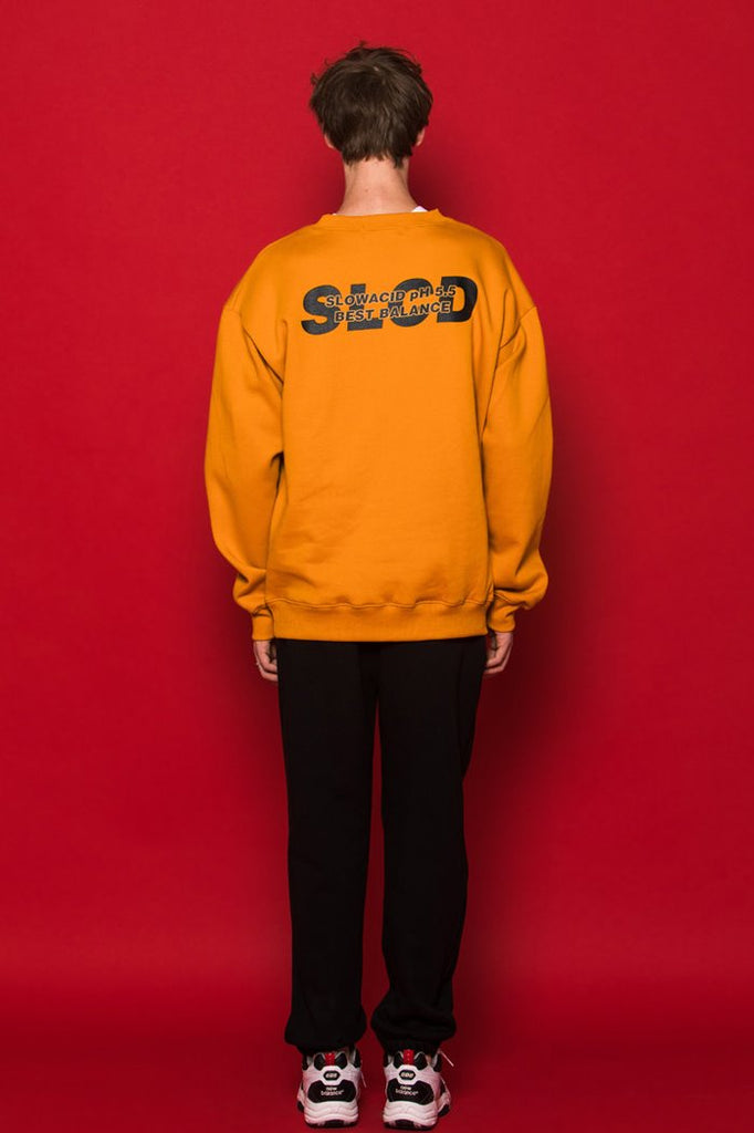 スローアシッド(SLOW ACID) SLCD Sweatshirt (YELLOW)