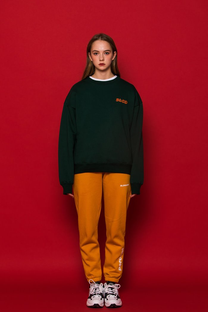 スローアシッド(SLOW ACID) SLCD Sweatshirt (GREEN)