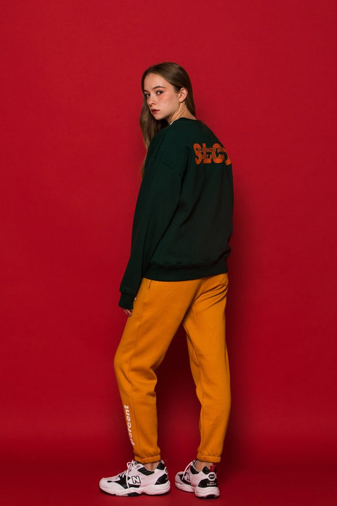 スローアシッド(SLOW ACID) SLCD Sweatshirt (GREEN)