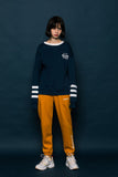 スローアシッド(SLOW ACID) 3LINE Sweatshirt (BLUE)