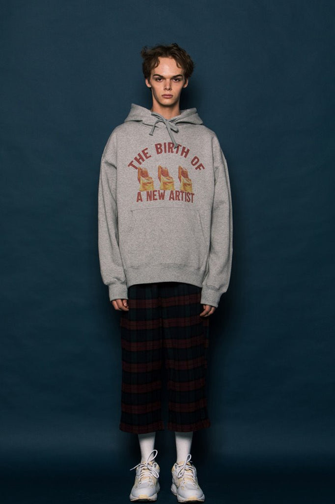 スローアシッド(SLOW ACID) GIRLS Hoodie (GREY)