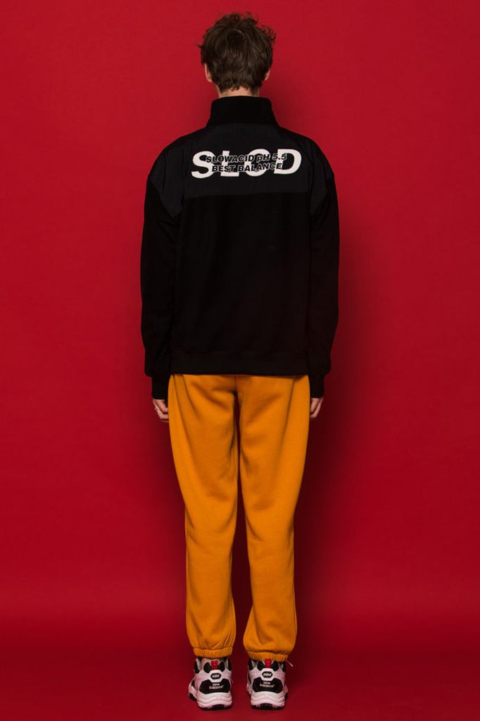 スローアシッド(SLOW ACID) SLCD Half Zipup Fleece (BLACK)