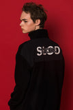 スローアシッド(SLOW ACID) SLCD Half Zipup Fleece (BLACK)