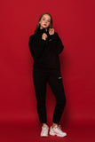 スローアシッド(SLOW ACID) SLCD Half Zipup Fleece (BLACK)