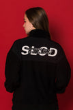 スローアシッド(SLOW ACID) SLCD Half Zipup Fleece (BLACK)