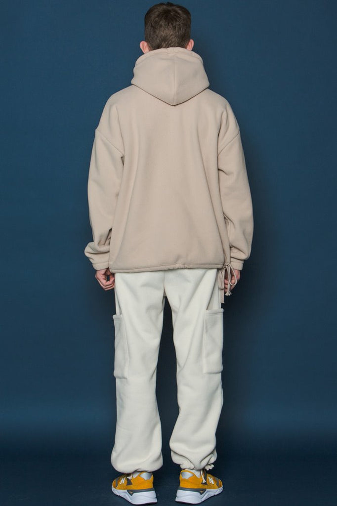 スローアシッド(SLOW ACID) Heavy Fleece Hoodie (BEIGE)