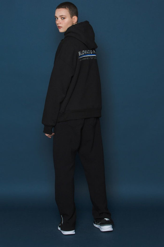 スローアシッド(SLOW ACID) Forthebest Hoodie (BLACK)