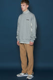 スローアシッド(SLOW ACID) Two-tone Sleeve Sweatshirt (GREY)