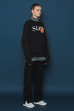 スローアシッド(SLOW ACID) Orangebox Logo Sweatshirt (BLACK)