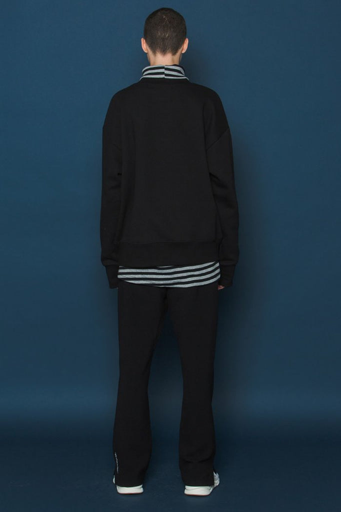 スローアシッド(SLOW ACID) Orangebox Logo Sweatshirt (BLACK)