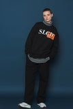 スローアシッド(SLOW ACID) Orangebox Logo Sweatshirt (BLACK)