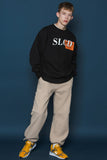 スローアシッド(SLOW ACID) Orangebox Logo Sweatshirt (BLACK)