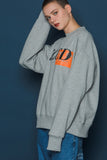 スローアシッド(SLOW ACID) Orangebox Logo Sweatshirt (GREY)
