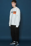 スローアシッド(SLOW ACID) Orangebox Logo Sweatshirt (WHITE)
