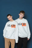 スローアシッド(SLOW ACID) Orangebox Logo Sweatshirt (WHITE)