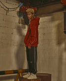 オベルー(OVERR) 18FW CIRCLE BS ORANGE PIPING HOODIE