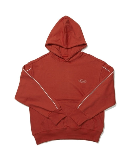 オベルー(OVERR) 18FW CIRCLE BS ORANGE PIPING HOODIE