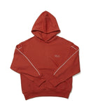 オベルー(OVERR) 18FW CIRCLE BS ORANGE PIPING HOODIE