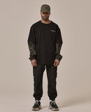 オベルー(OVERR) 18FW VELCRO BLACK HOODIE