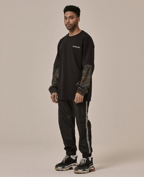 オベルー(OVERR) 18FW VELCRO BLACK HOODIE