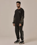 オベルー(OVERR) 18FW VELCRO BLACK HOODIE