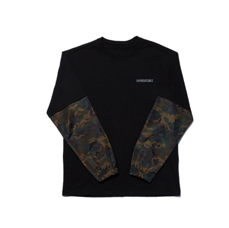 オベルー(OVERR) 18FW VELCRO BLACK HOODIE