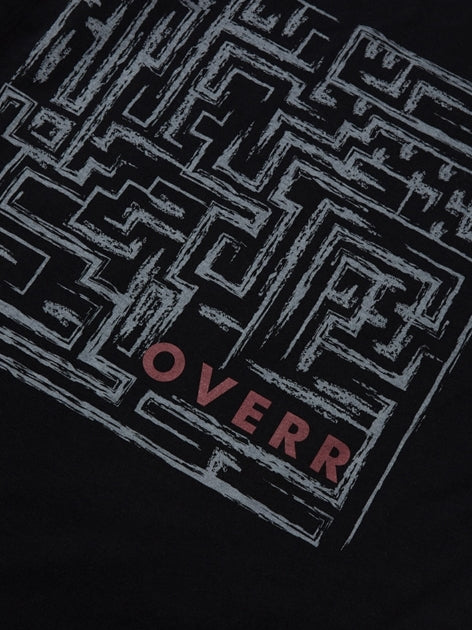 オベルー(OVERR) 18FW VELCRO BLACK HOODIE