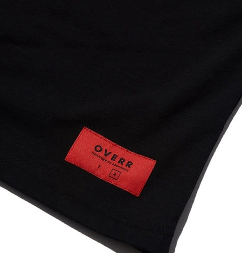 オベルー(OVERR) 18FW VELCRO BLACK HOODIE