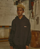 オベルー(OVERR) 18FW VELCRO BLACK HOODIE