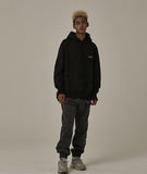 オベルー(OVERR) 18FW VELCRO BLACK HOODIE