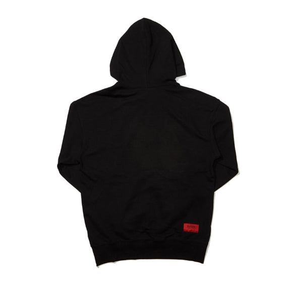 オベルー(OVERR) 18FW VELCRO BLACK HOODIE