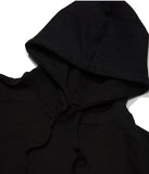 オベルー(OVERR) 18FW VELCRO BLACK HOODIE