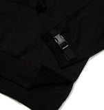 オベルー(OVERR) 18FW VELCRO BLACK HOODIE