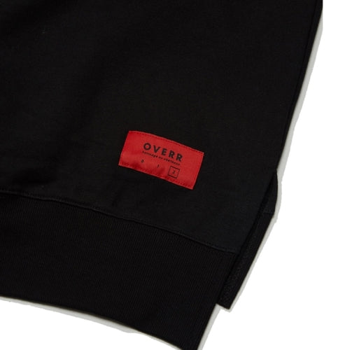 オベルー(OVERR) 18FW VELCRO BLACK HOODIE