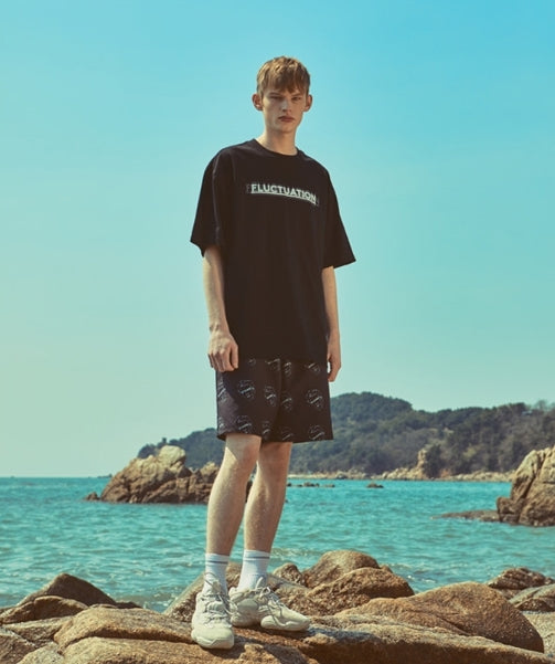 オベルー(OVERR) 18SU FLUCTUATION BLACK TEE