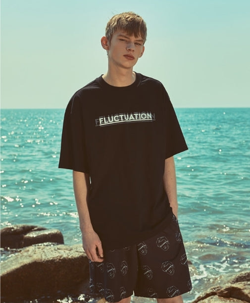 オベルー(OVERR) 18SU FLUCTUATION BLACK TEE