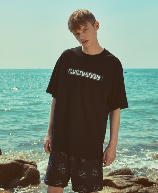 オベルー(OVERR) 18SU FLUCTUATION BLACK TEE