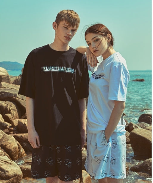 オベルー(OVERR) 18SU FLUCTUATION BLACK TEE