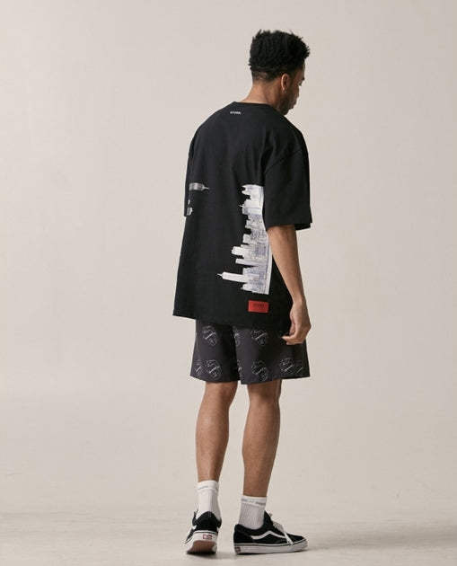 オベルー(OVERR) 18SU FLUCTUATION BLACK TEE