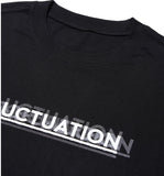 オベルー(OVERR) 18SU FLUCTUATION BLACK TEE