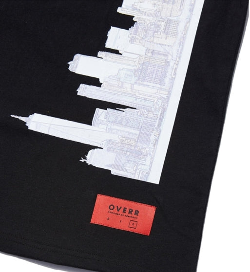 オベルー(OVERR) 18SU FLUCTUATION BLACK TEE