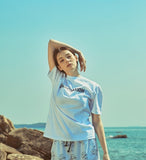 オベルー(OVERR) 18SU FLUCTUATION WHITE TEE