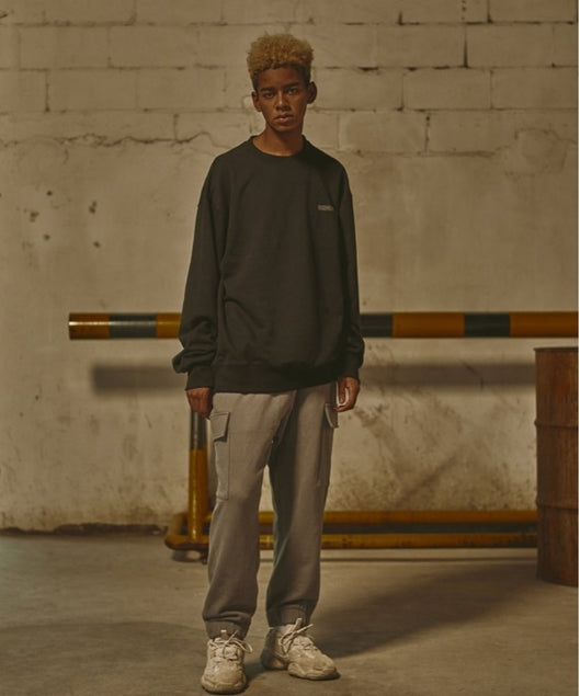 オベルー(OVERR) 18FW BLACK SWEATSHIRTS