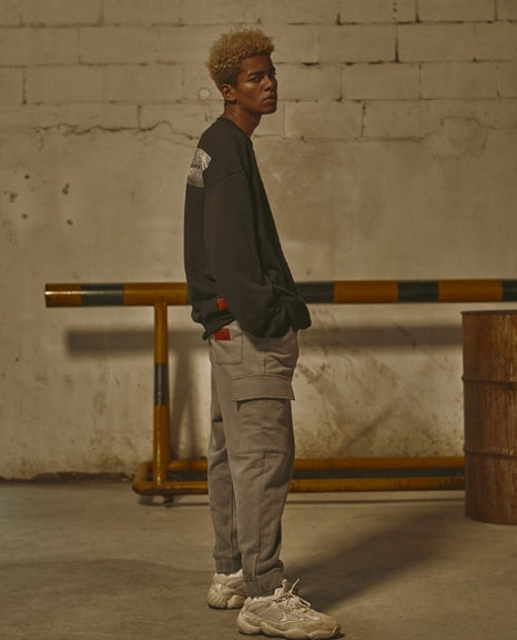 オベルー(OVERR) 18FW BLACK SWEATSHIRTS
