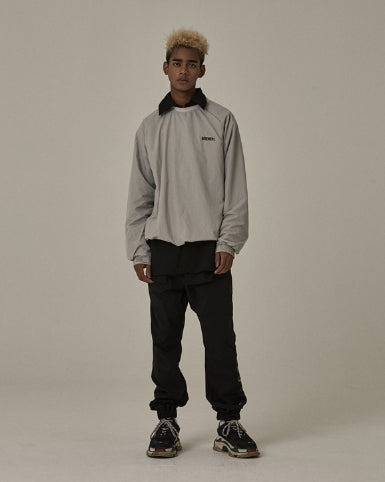 オベルー(OVERR) 18FW RUSTLING GRAY WINDCHEATER