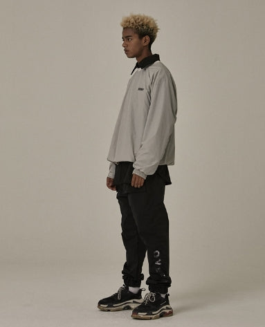 オベルー(OVERR) 18FW RUSTLING GRAY WINDCHEATER